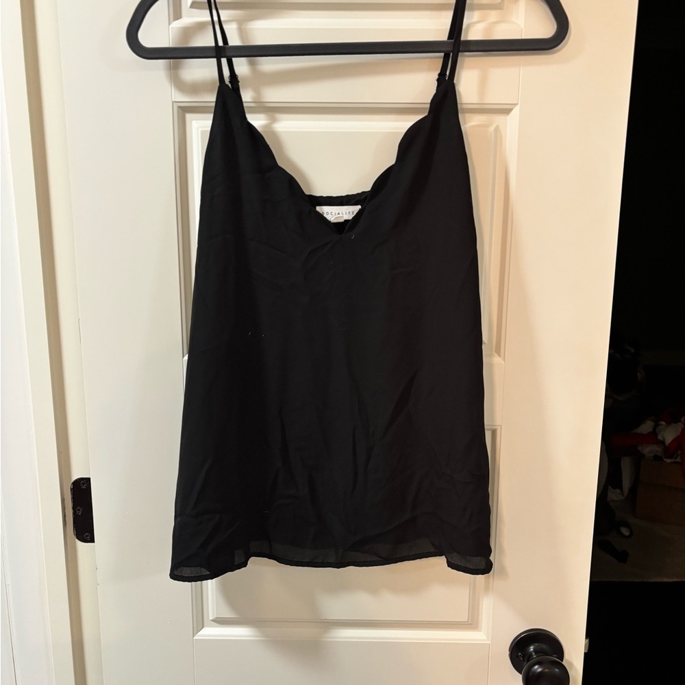 Socialite Black Camisole Top
